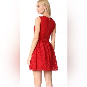 Alice and Olivia Kappa Lace mini dress